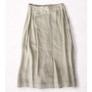 Vintage Krizia White Midi Skirt Size 8 (IT 40) | New With Tags